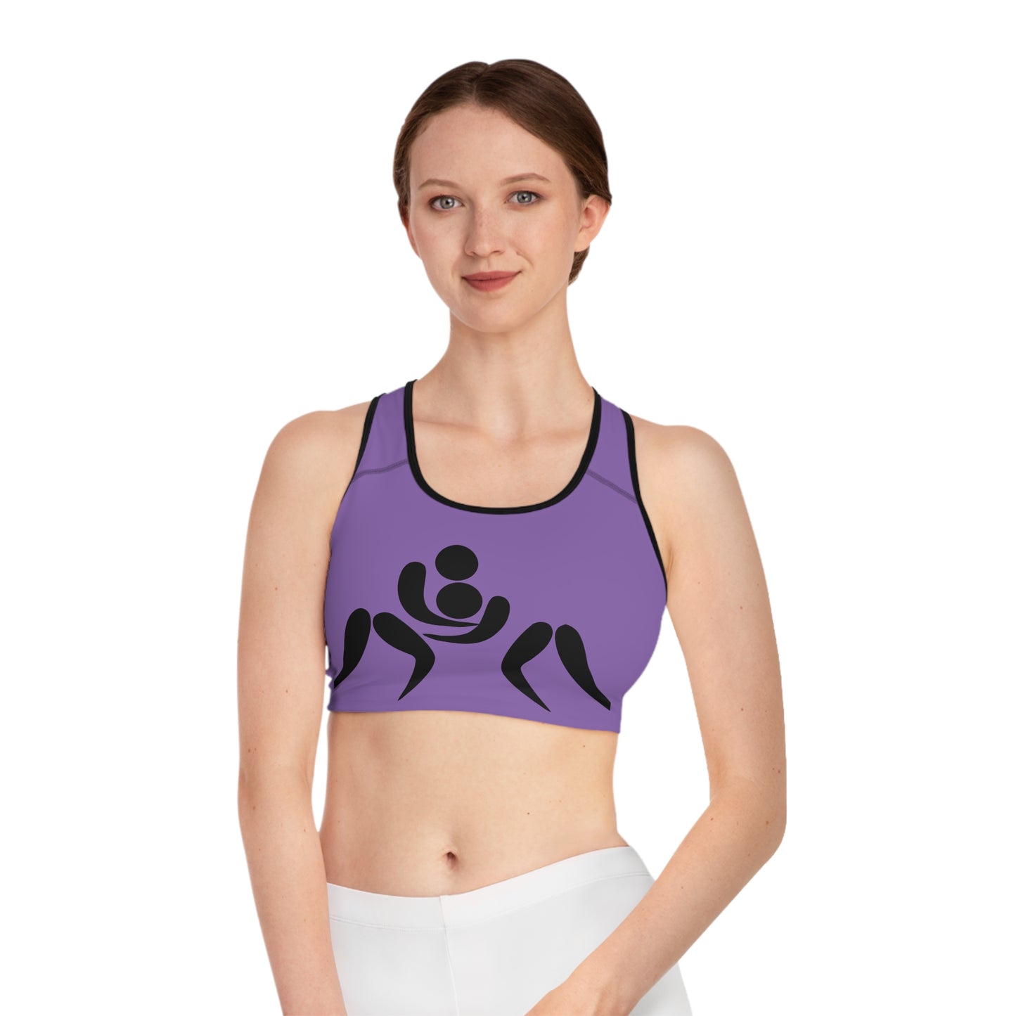 Sports Bra: Wrestling Lite Purple