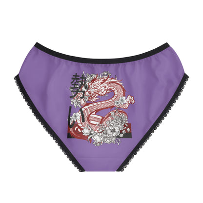 Women's Briefs: Dragons Lite Purple