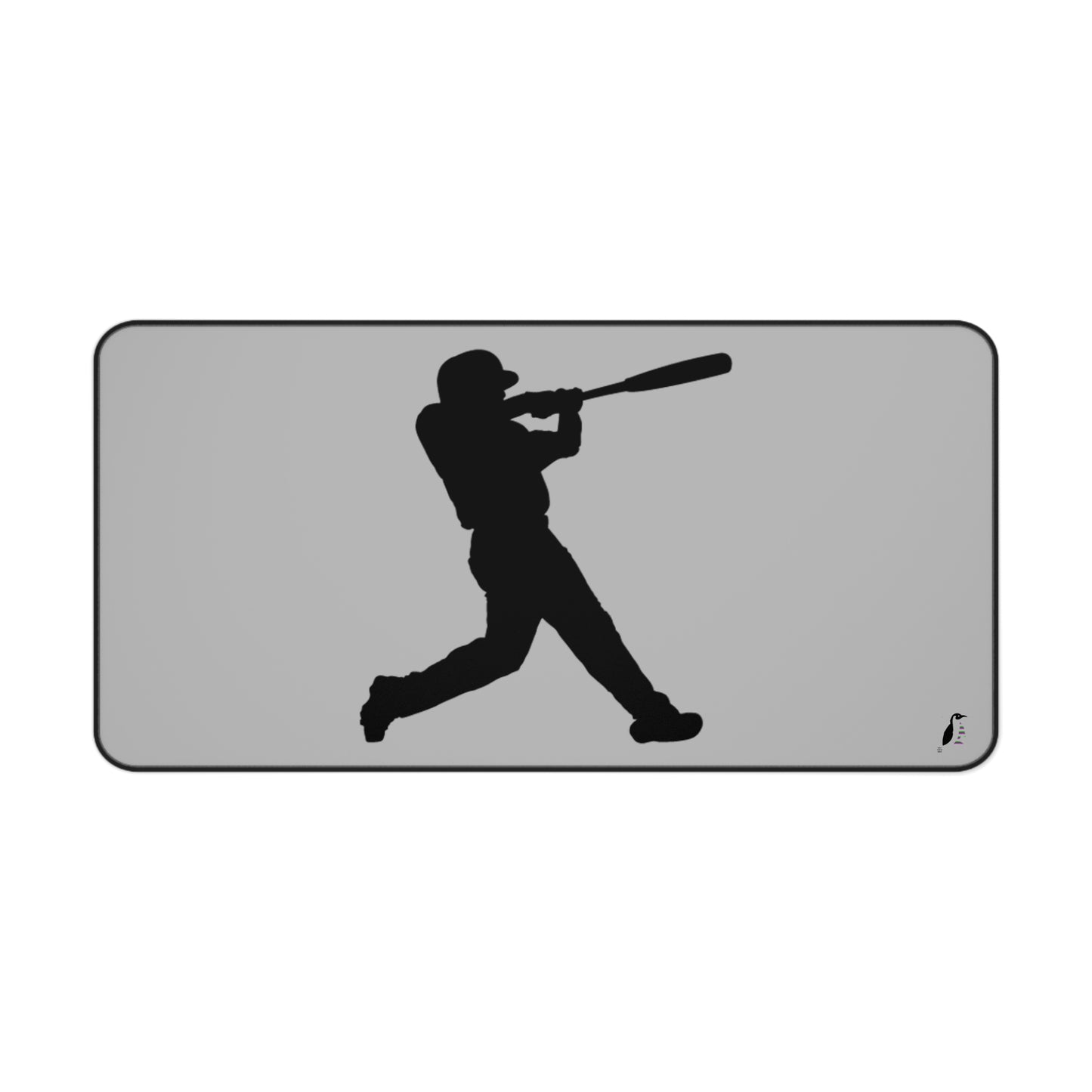 Desk Mat: Baseball Lite Grey