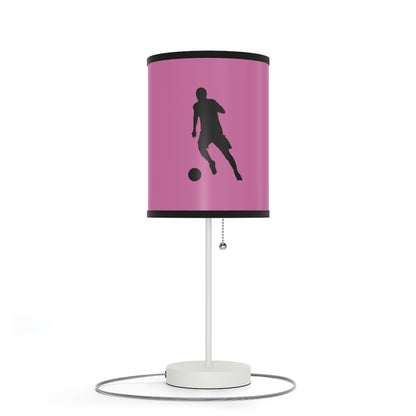 Lamp on a Stand, US|CA plug: Soccer Lite Pink