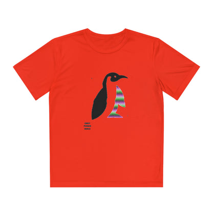 Youth Competitor Tee #1 : Crazy Penguin World Logo