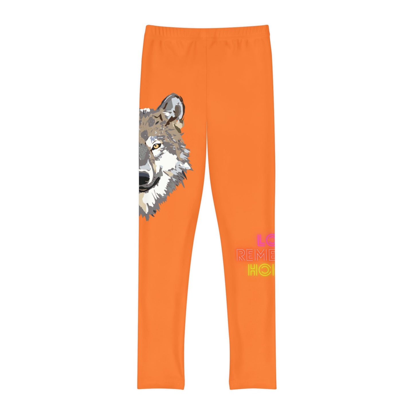 Youth Full-Length Leggings: Wolves Crusta