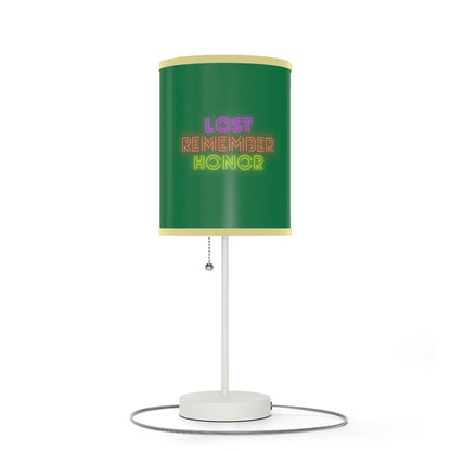 Lamp on a Stand, US|CA plug: Football Dark Green