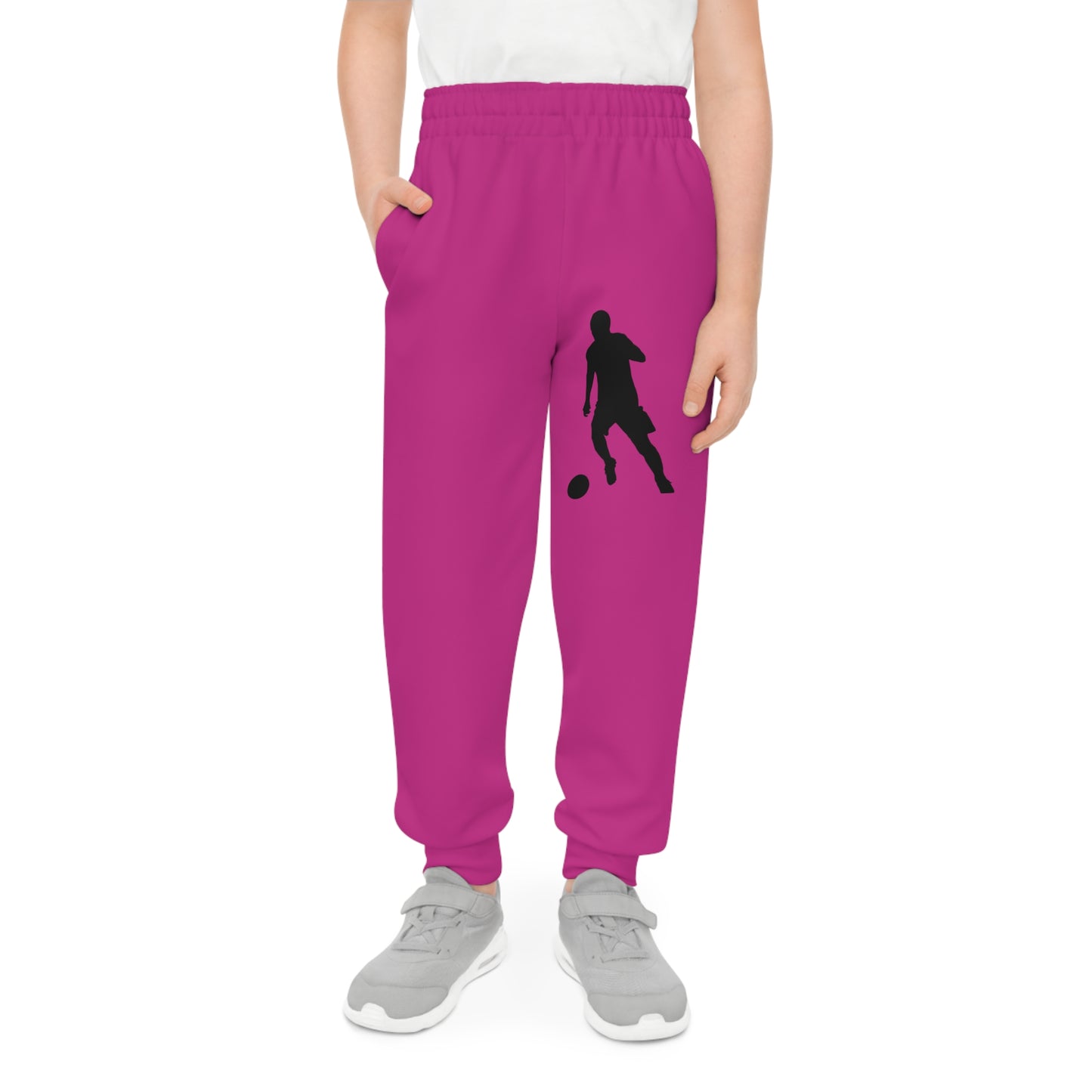 Youth Joggers: Soccer Pink