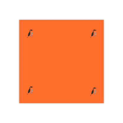 Post-it® Note Pads: Crazy Penguin World Logo Orange