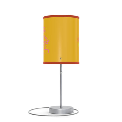 Lamp on a Stand, US|CA plug: Fight Cancer Yellow