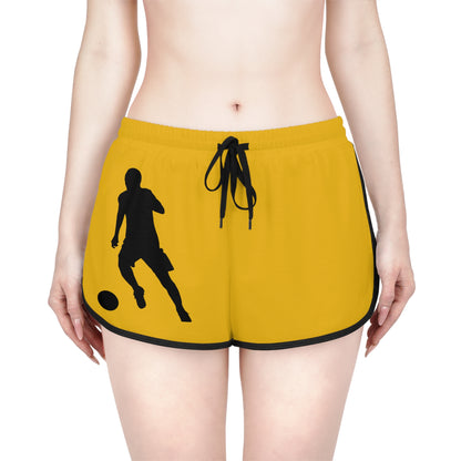 Women's Relaxed Shorts: Soccer Yellow