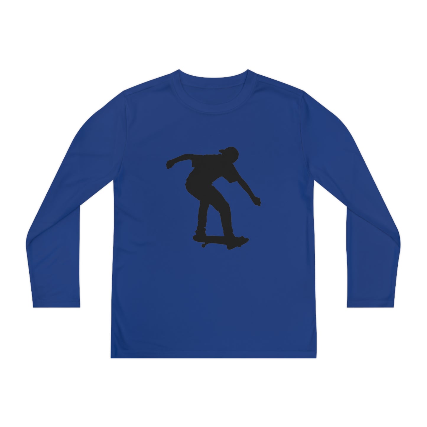 Youth Long Sleeve Competitor Tee: Skateboarding