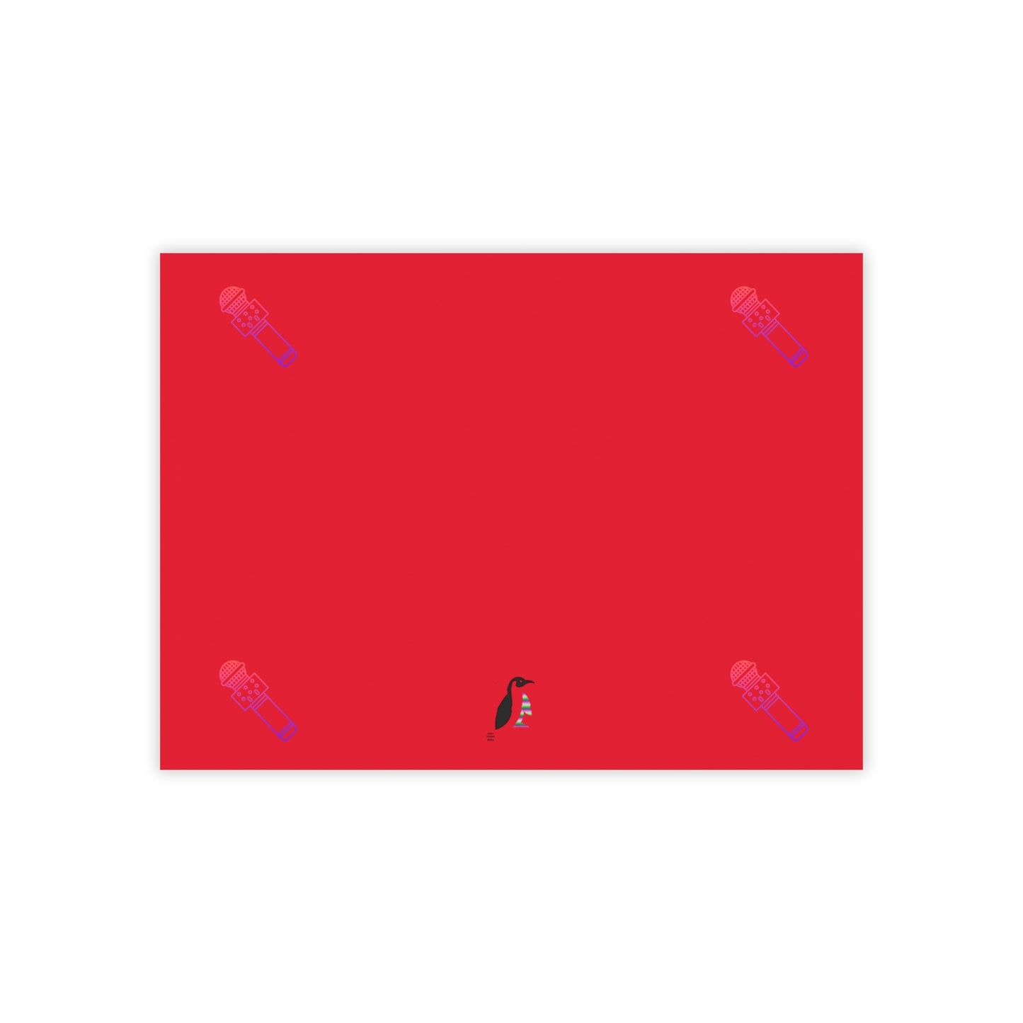 Post-it® Note Pads: Music Dark Red