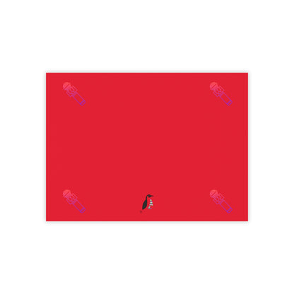 Post-it® Note Pads: Music Dark Red