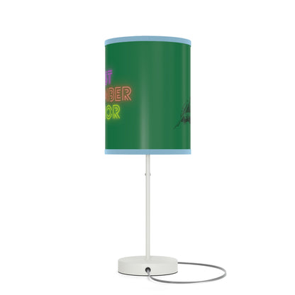 Lamp on a Stand, US|CA plug: Writing Dark Green