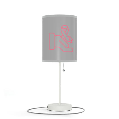 Lamp on a Stand, US|CA plug: Fight Cancer Lite Grey