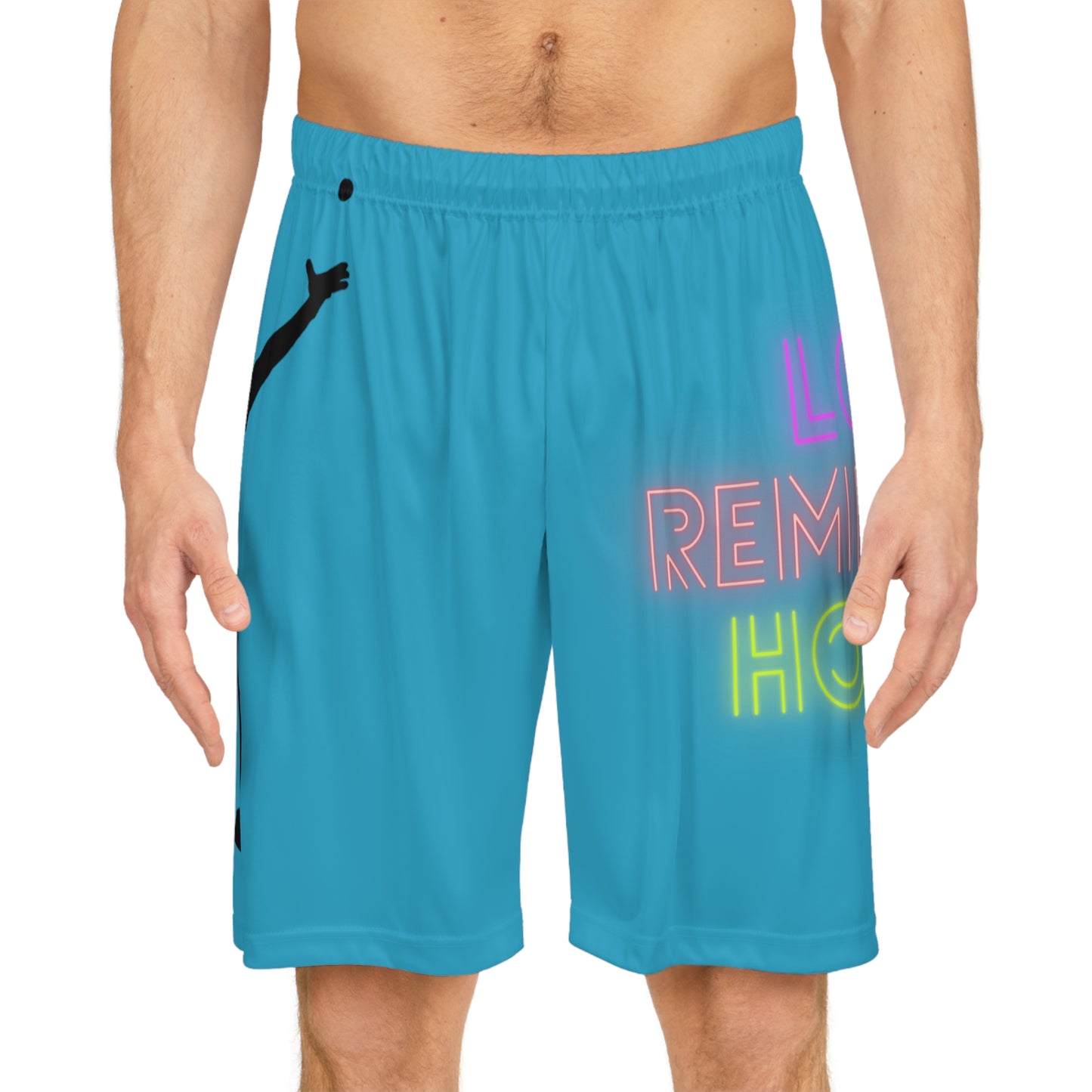 Basketball Shorts: Tennis Turquoise