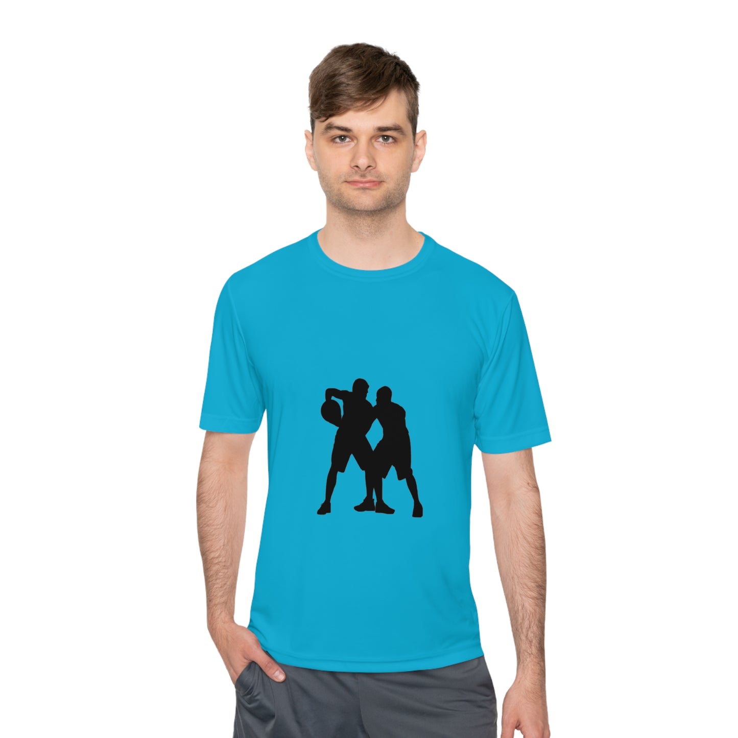 Moisture Wicking Tee: Basketball #2