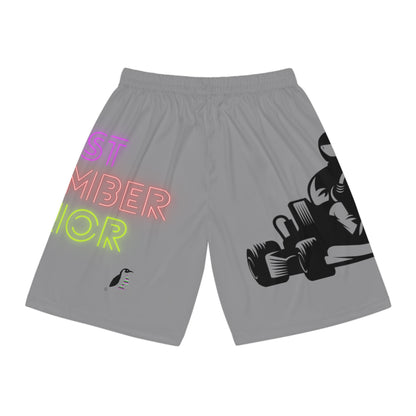 Basketball Shorts: Racing Grey