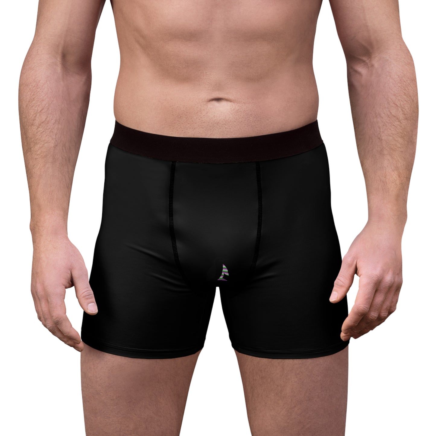 Men's Boxer Briefs: Golf Black