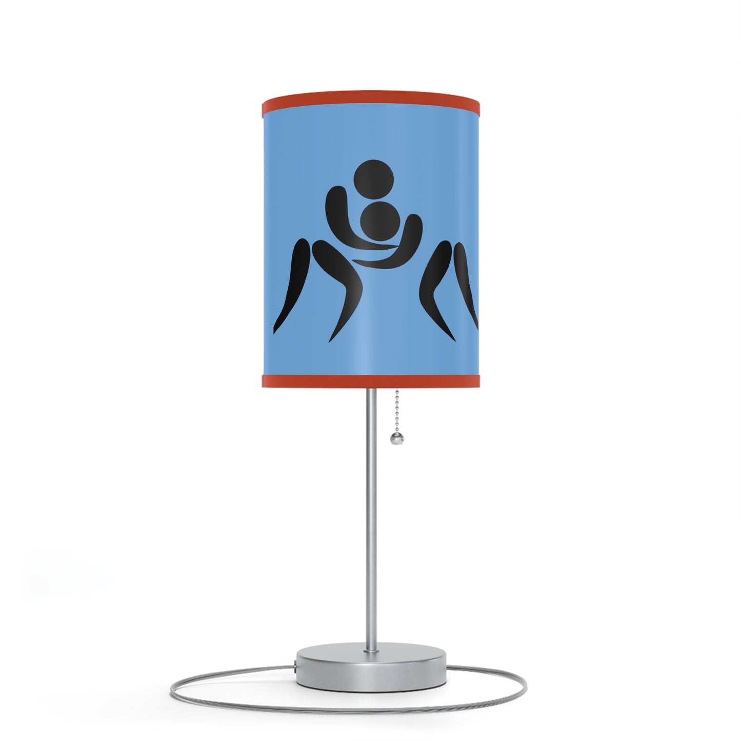 Lamp on a Stand, US|CA plug: Wrestling Lite Blue