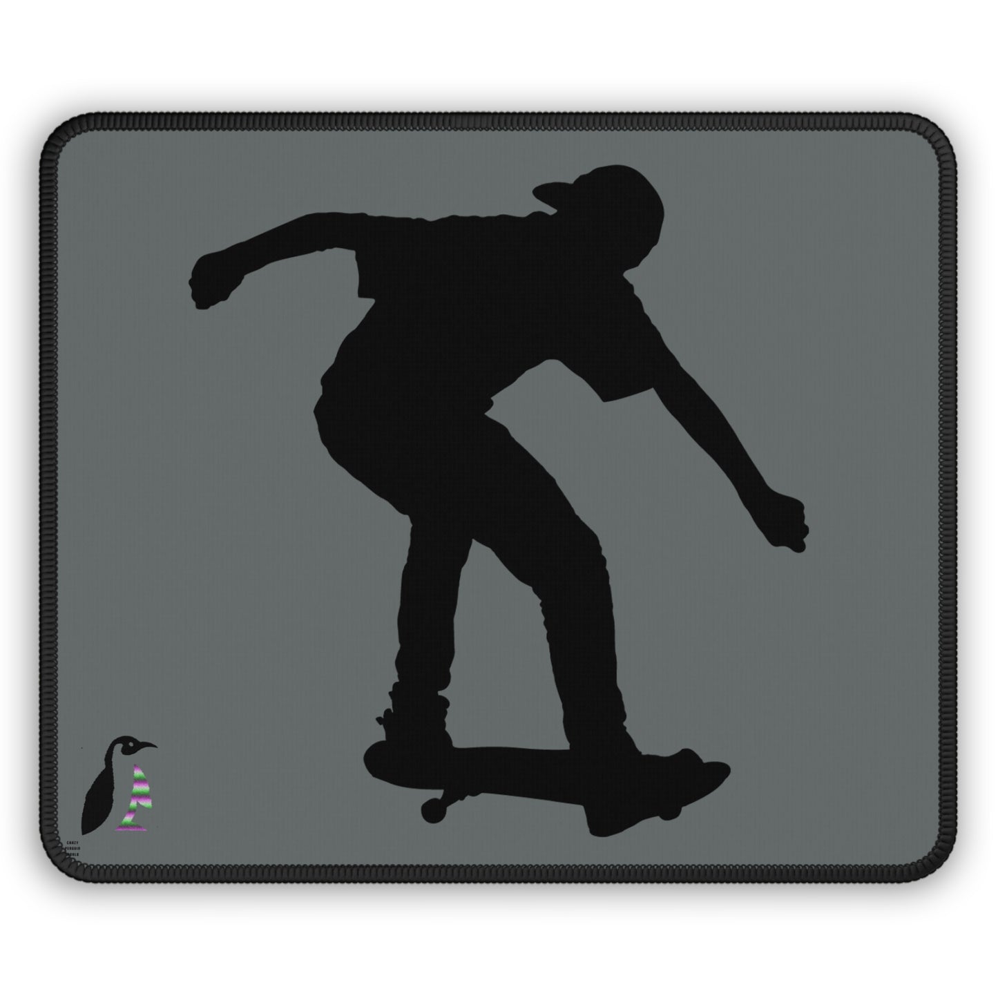 Gaming Mouse Pad: Skateboarding Dark Grey