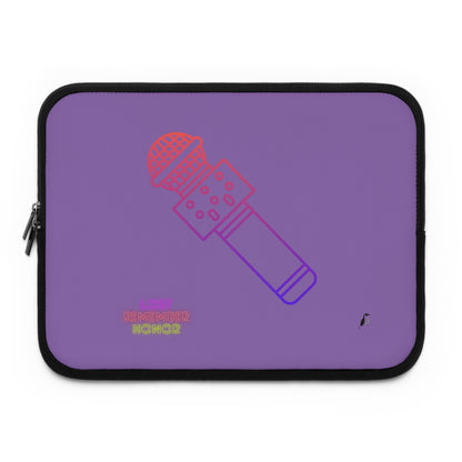 Laptop Sleeve: Music Lite Purple