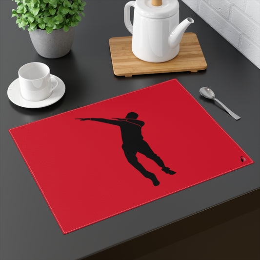 Placemat, 1pc: Dance Dark Red
