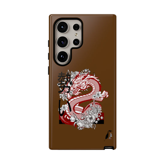 Tough Cases (for Samsung & Google): Dragons Brown