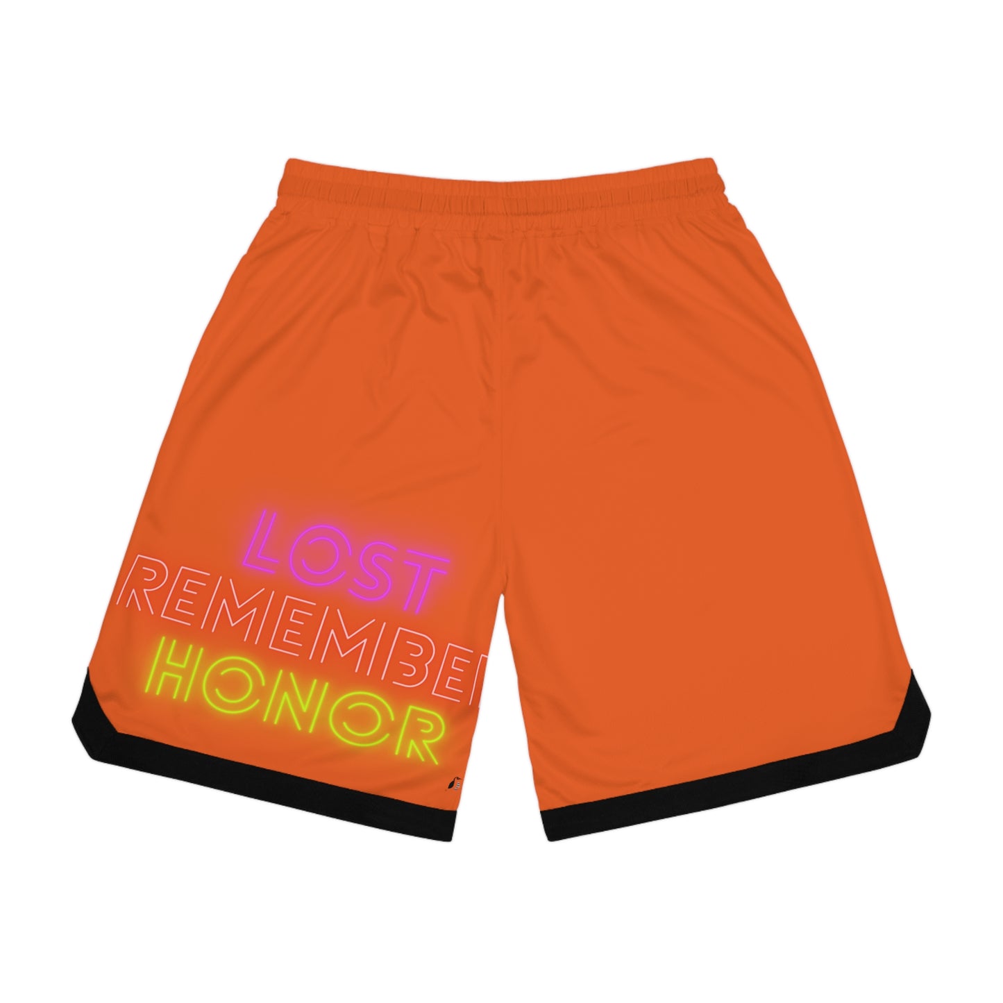 Basketball Rib Shorts: Bowling Orange