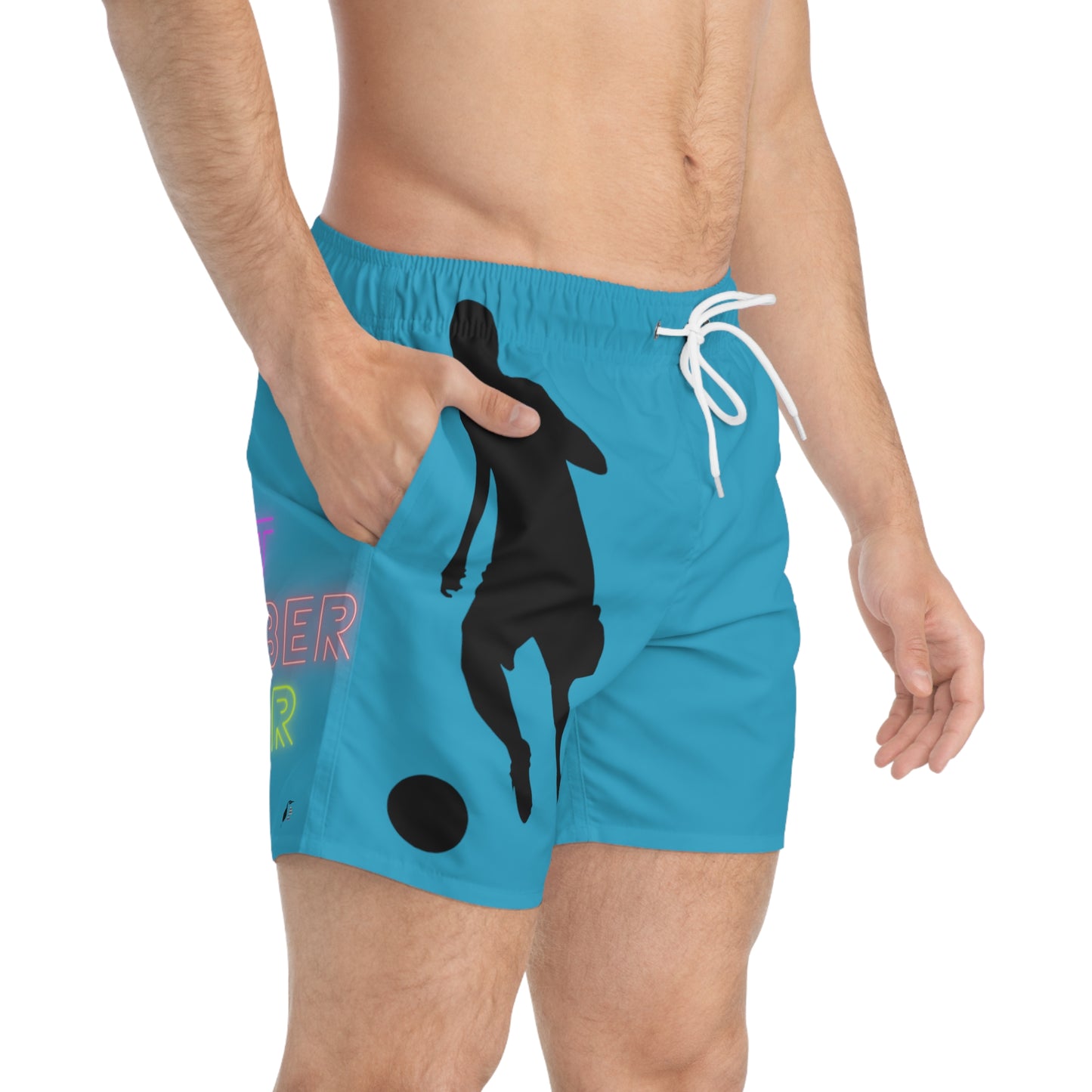 Swim Trunks: Soccer Turquoise