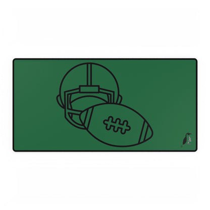 Desk Mats: Football Dark Green