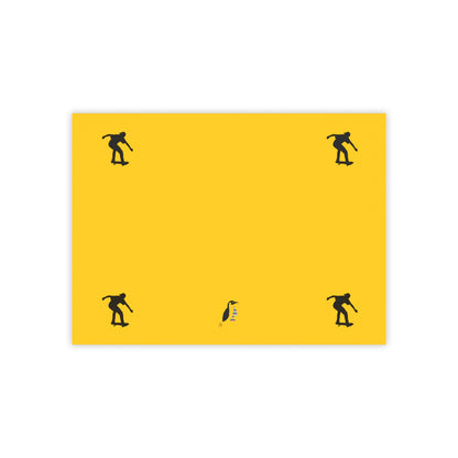 Post-it® Note Pads: Skateboarding Yellow