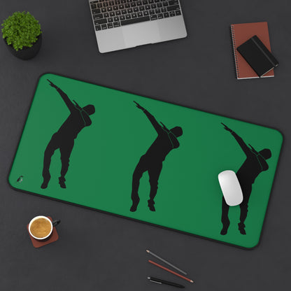 Desk Mat: Dance Dark Green