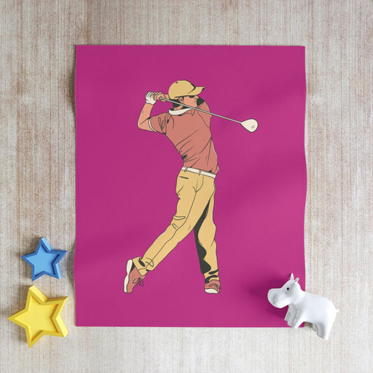 Throw Blanket: Golf Pink