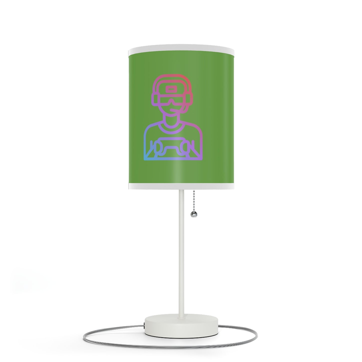 Lamp on a Stand, US|CA plug: Gaming Green 