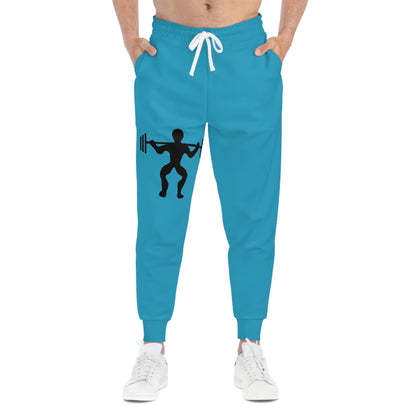 Athletic Joggers: Weightlifting Turquoise