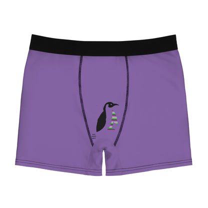 Men's Boxer Briefs: Skateboarding Lite Purple