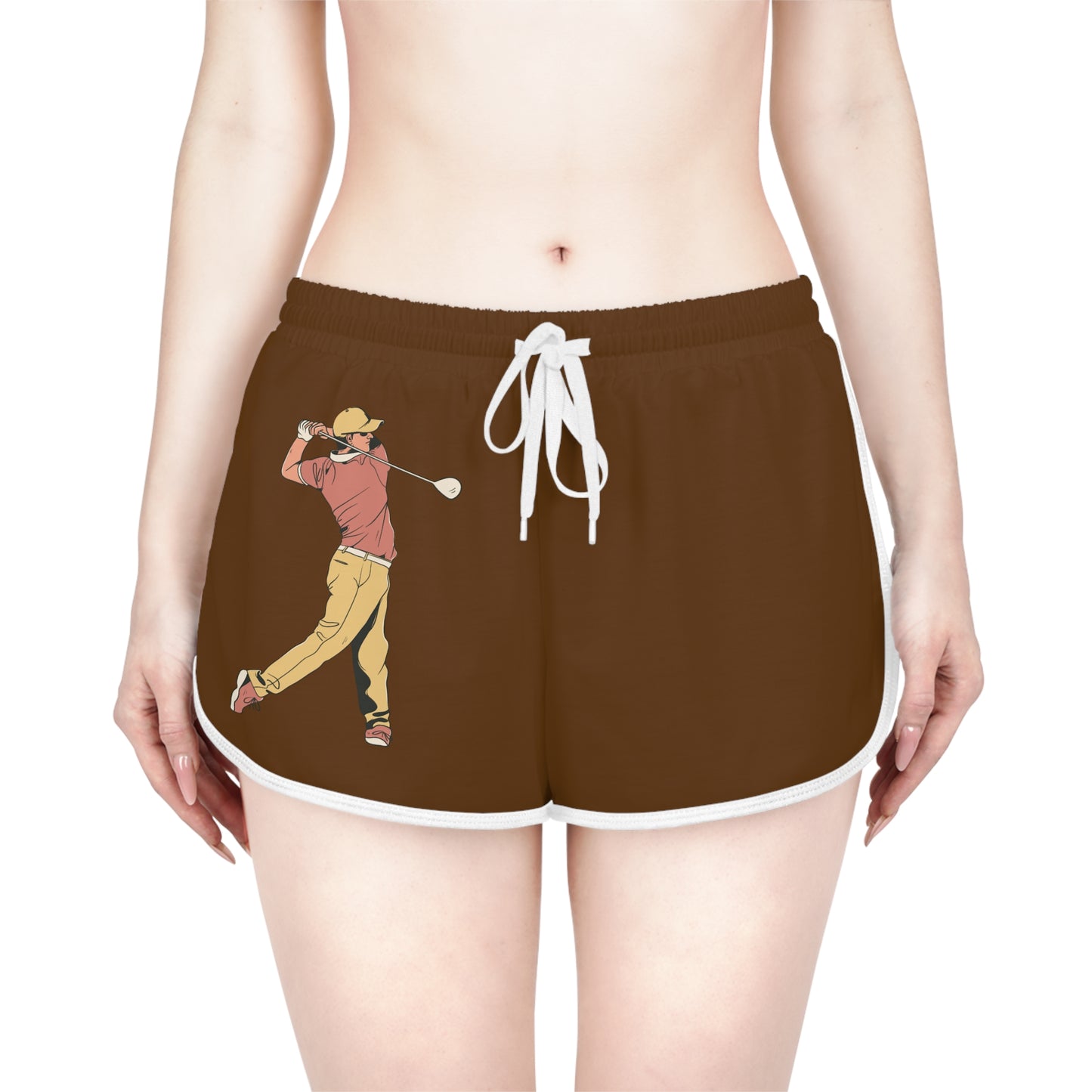 Women's Relaxed Shorts: Golf Brown