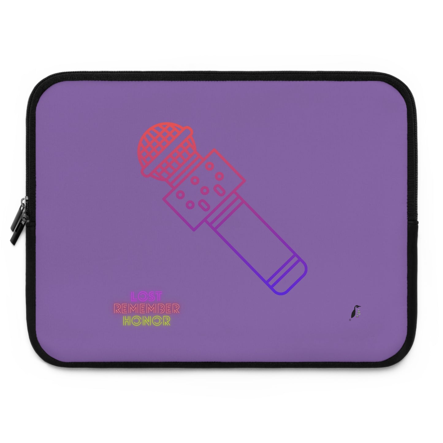 Laptop Sleeve: Music Lite Purple