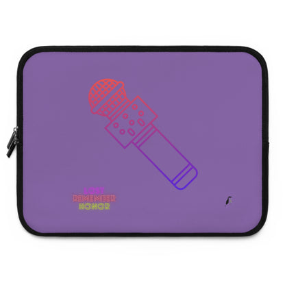 Laptop Sleeve: Music Lite Purple