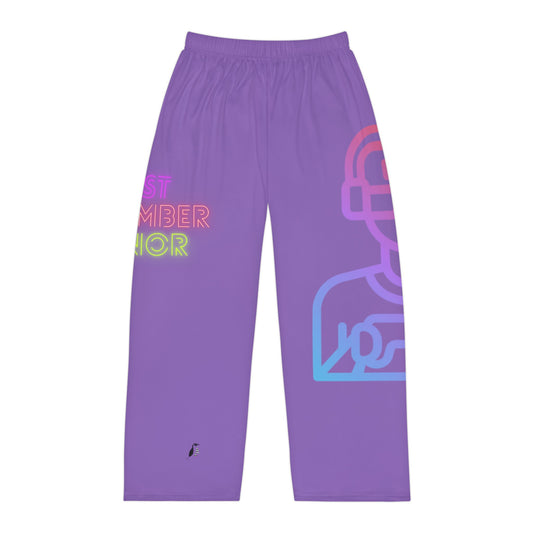 Men's Pajama Pants: Gaming Lite Purple