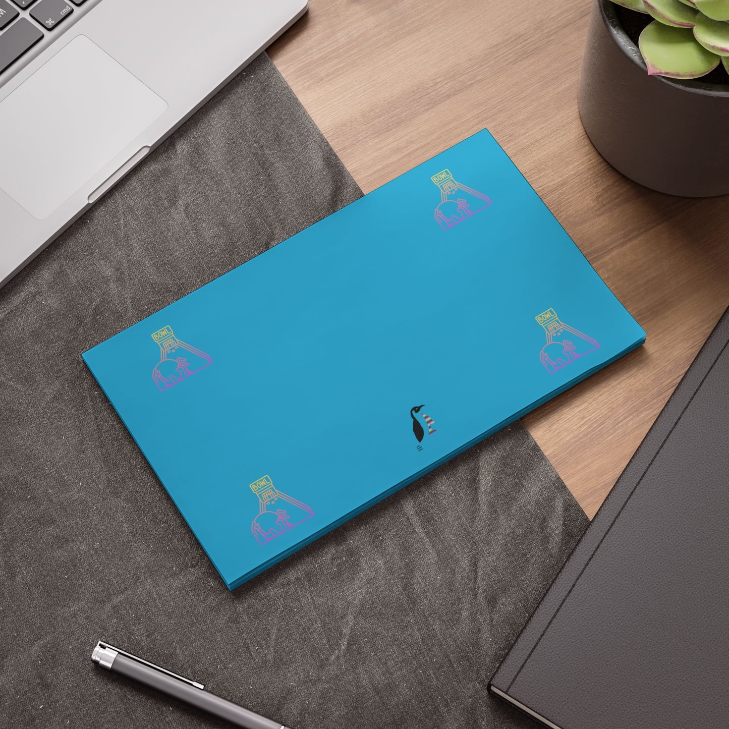 Post-it® Note Pads: Bowling Turquoise