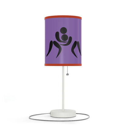 Lamp on a Stand, US|CA plug: Wrestling Lite Purple