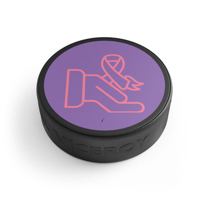Hockey Puck: Fight Cancer Lite Purple