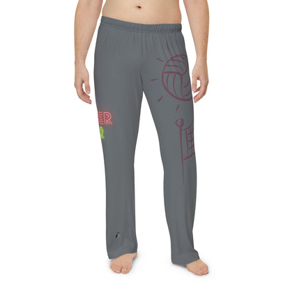 Men's Pajama Pants: Volleyball Dark Grey