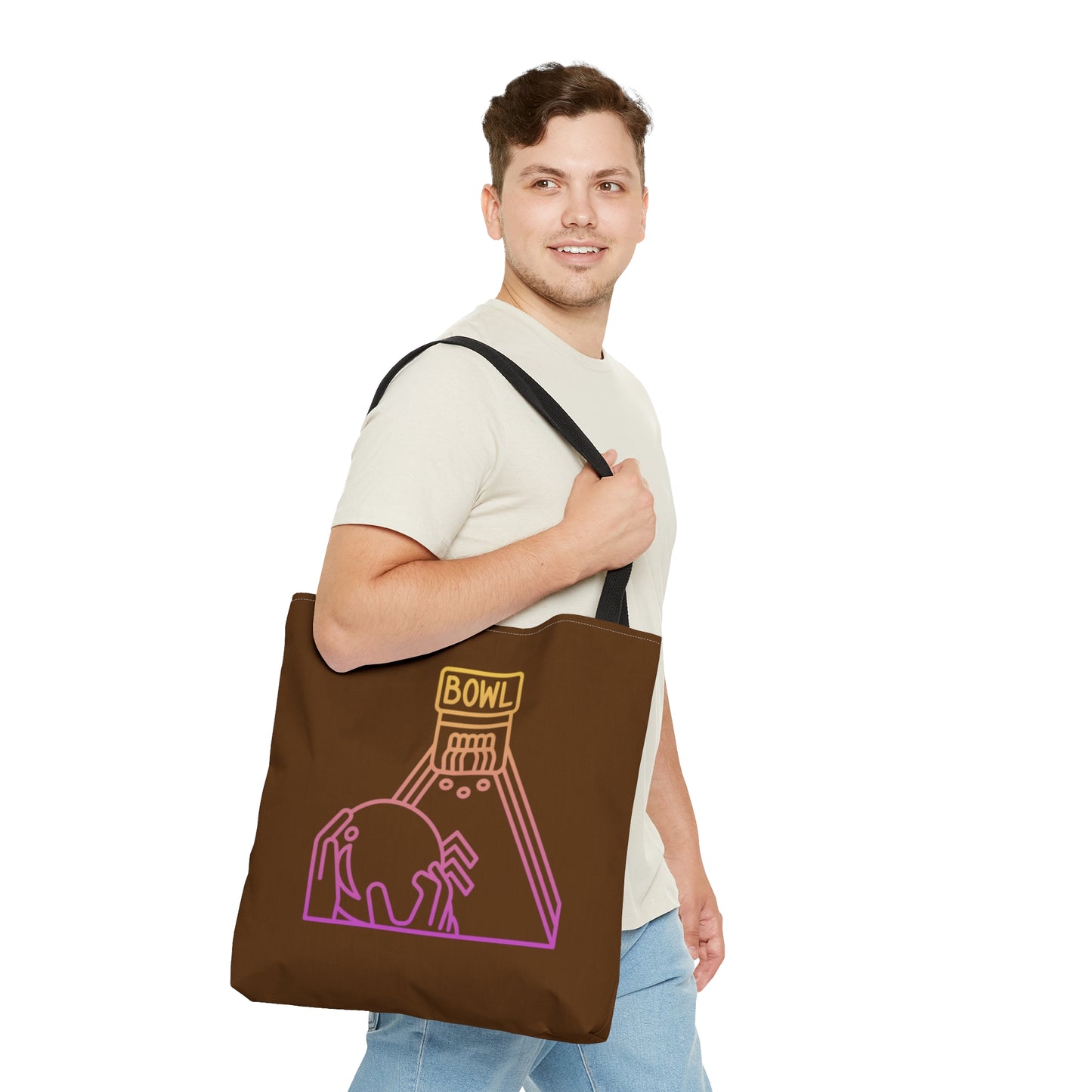 Tote Bag: Bowling Brown