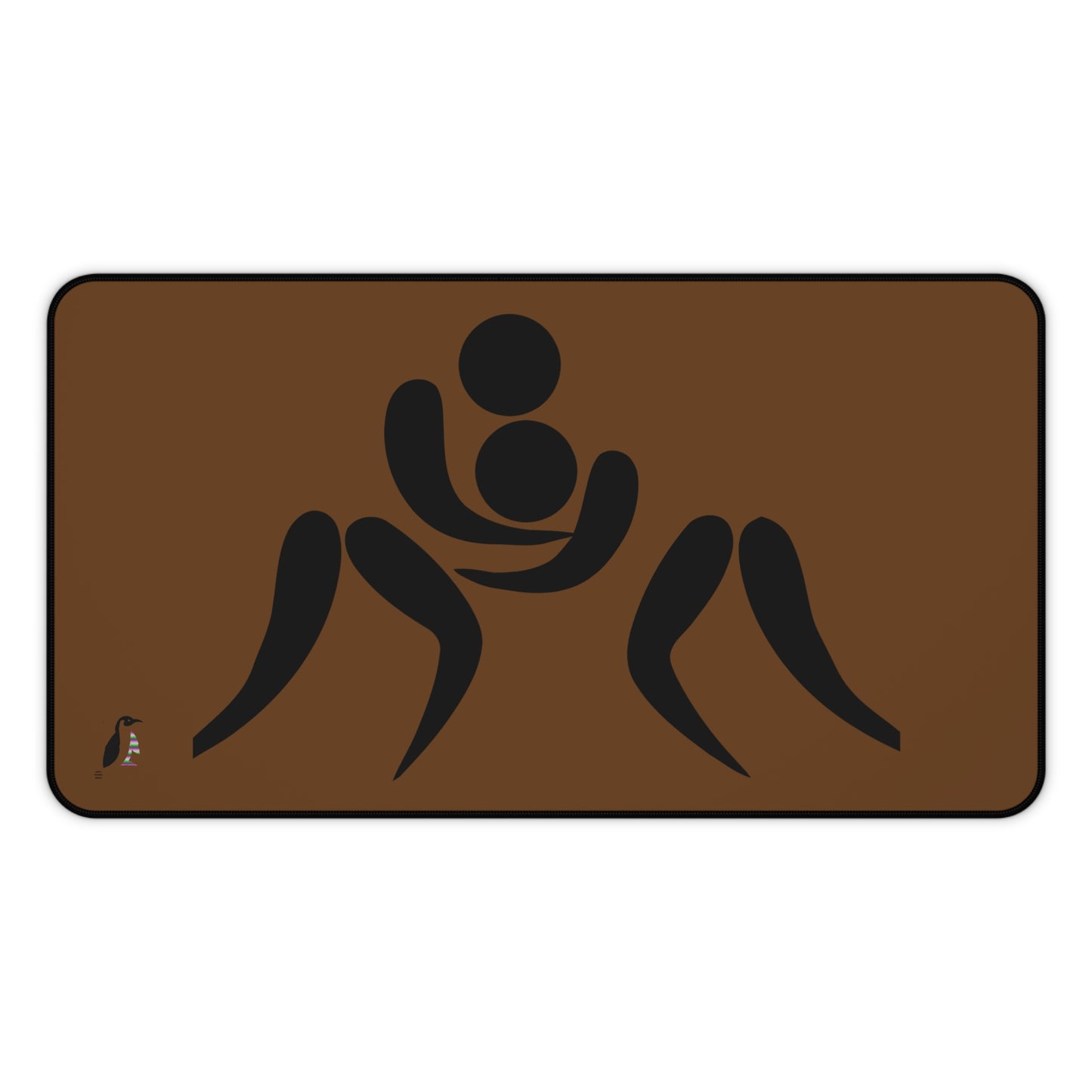 Desk Mat: Wrestling Brown