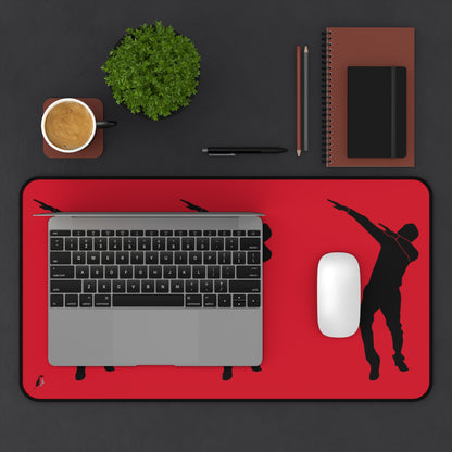 Desk Mat: Dance Dark Red