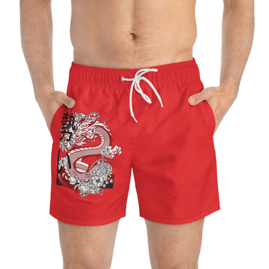 Swim Trunks: Dragons Red