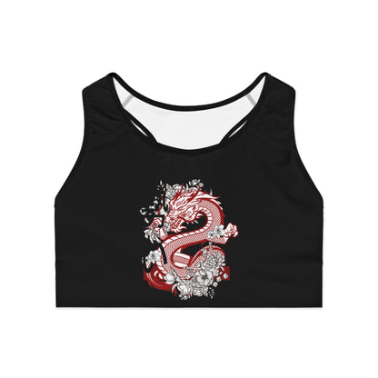 Sports Bra: Dragons Black