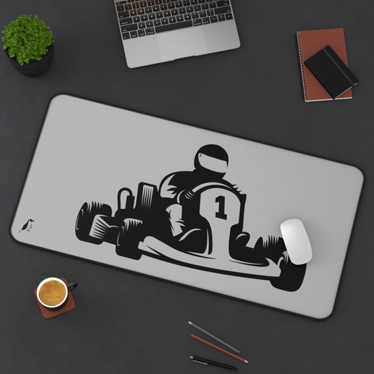 Desk Mat: Racing Lite Grey