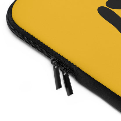 Laptop Sleeve: Wrestling Yellow