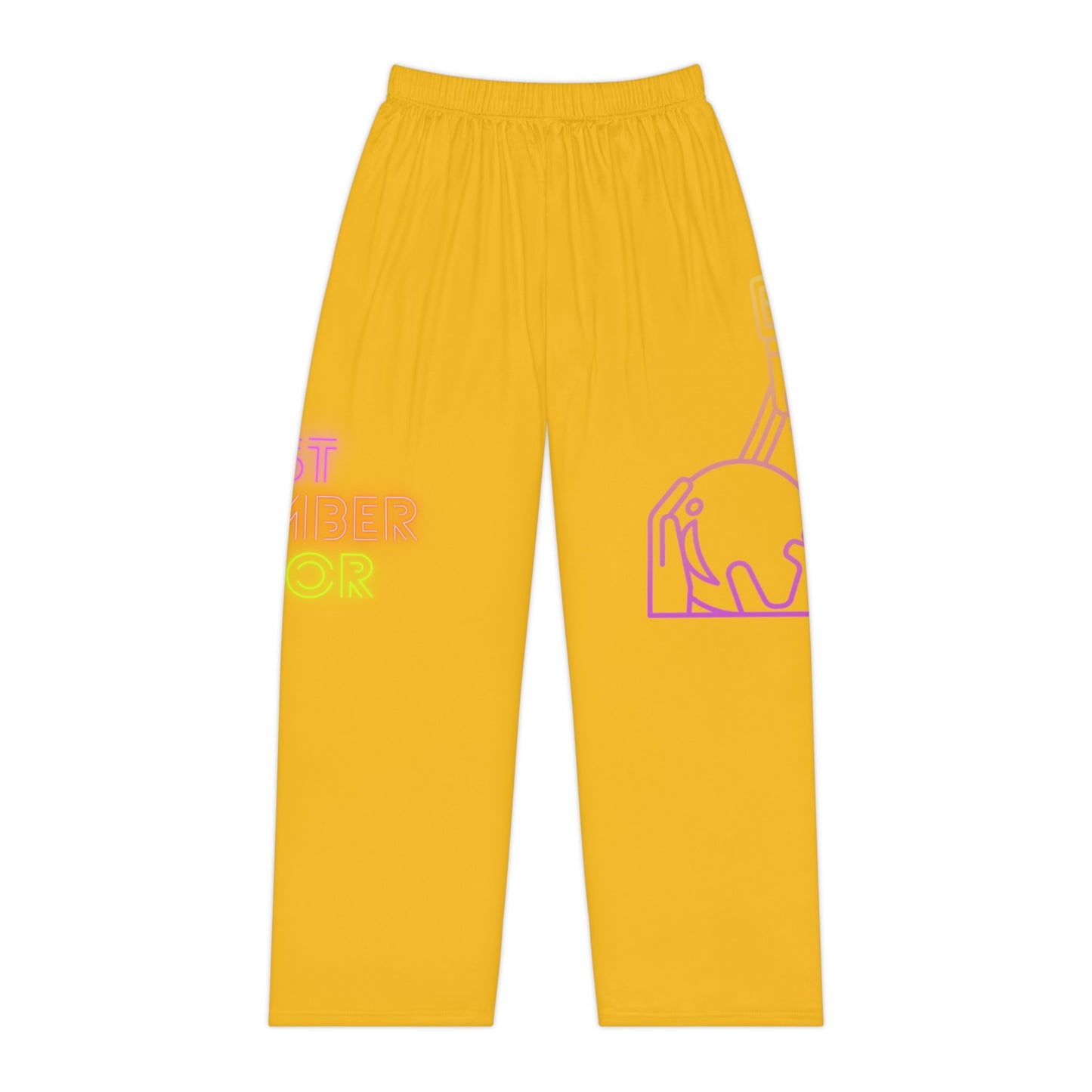 Women's Pajama Pants: Bowling Yellow